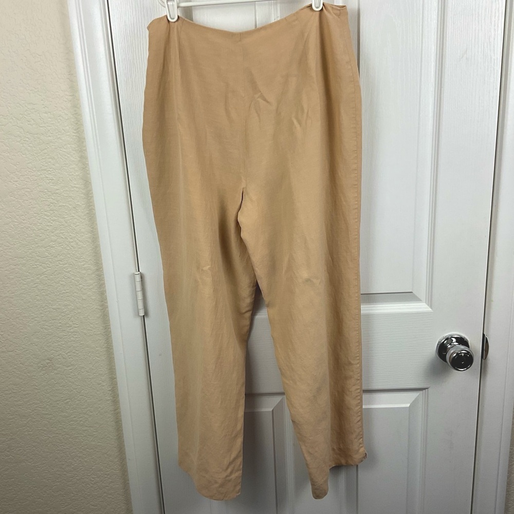 Villager a Liz Claiborne Company Women’s Silk/Linen Straight Leg Pants, Size 10